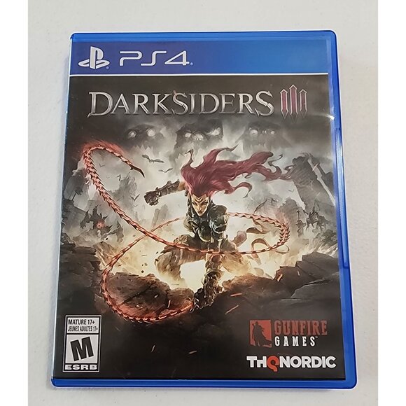 Darksiders III PS4 Playstation 4 Video Game Mature Rating No Game Manual - Picture 1 of 6